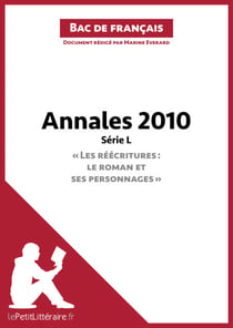 Annales 2010 Série L - "Les réécritures : le roman et ses personnages" (Bac de français) - Réussir le bac de français