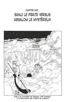 One Piece édition originale - Chapitre 463 - Sanji le pirate versus Absalom le mystérieux