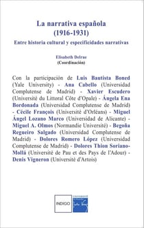 La narrativa española (1916-1931) - Entre historia cultural y especificidades narrativas