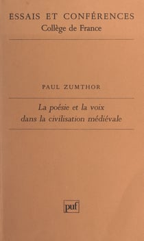 La poésie et la voix dans la civilisation médiévale