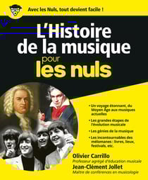 L'Histoire de la musique pour les nuls