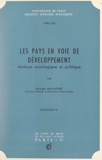 Les pays en voie de développement (2) - Analyse sociologique et politique