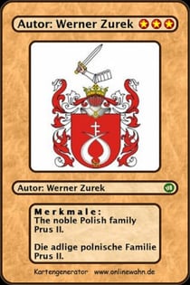 The noble Polish family Prus I Die adlige polnische Familie Prus I.