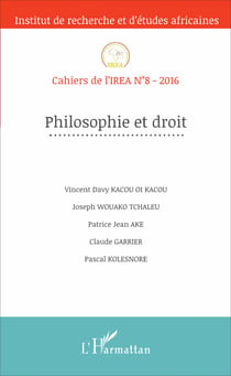 Philosophie et droit - Cahiers de l'IREA N°8-2016