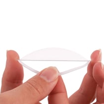 9 dômes en plastique - Rond - 5 cm