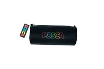 Trousse ronde zippée POSCA Noire