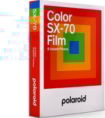 Lot de 8 films instantanés couleur SX-70 Polaroid
