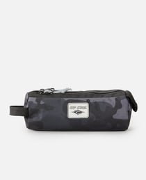 Trousse rectangulaire 2 compartiments Rip Curl - Black Grey