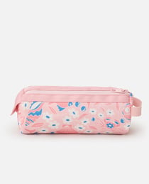 Trousse rectangulaire 2 compartiments Rip Curl - Light Pink