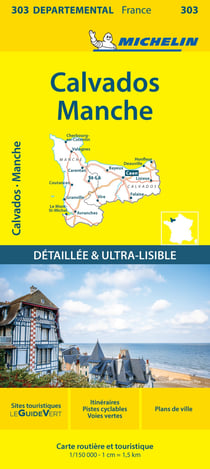 Cartes départementales n.303 : Calvados, Manche