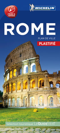 Le guide vert : Rome : Plan de ville plastifié