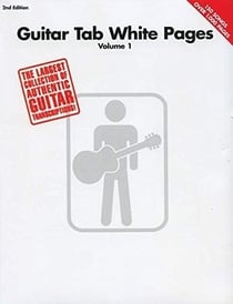 Guitar tab white pages - volume 1 - 2nd edition guitare