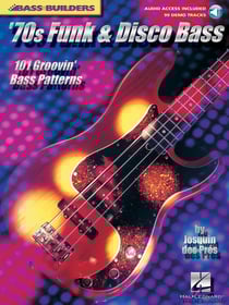 Bass builders 70s funk and disco bass guitare basse recueil + enregistrement(s) en ligne
