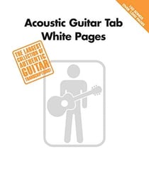 Acoustic guitar tab white pages  guitare