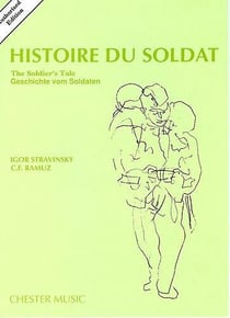 Igor stravinsky : histoire du soldat (the soldier's tale) -  partition d'etude