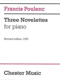 Francis poulenc: three novelettes piano