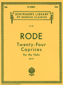 Pierre rode : 24 caprices - violon et piano