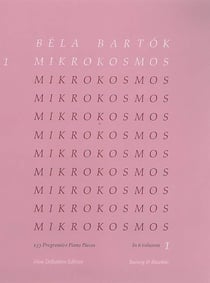 Mikrokosmos - vol. 1 - mikrokosmos - 153 pieces de piano progressives. nos. 1-36. vol. 1. piano.