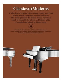 Classics to moderns - book 4 piano