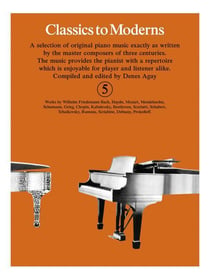 Classics to moderns - book 5 piano