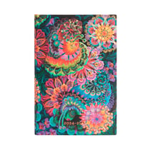 Agenda scolaire demi-semainier 2025 Paper Blanks - 9,5 x 14 cm - Clair de lune