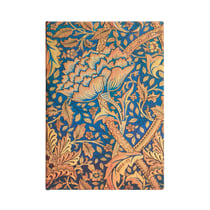 Agenda scolaire demi-semainier 2025 Paper Blanks - Or - 13 x 18 cm - Morris danse du vent