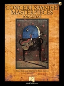 Concert spanish masterpieces for guitar tab & solf - guitare