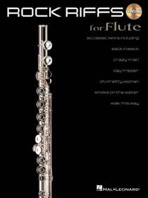 Rock riffs - flute -  instrumental play-along -  flute traversiere - recueil + cd