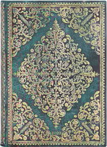 Agenda civil journalier 2022 – Oceania - 13x18 cm - Paperblanks - Vert