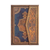 Carnet a couverture rigide safavide indigo - mini - ligne - 176 p.
