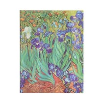 Carnet a couverture rigide iris de van gogh - ultra - ligne - 144 p.