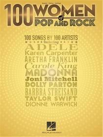 100 women of pop and rock - piano, voix & guitare