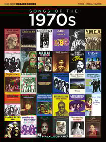 The new decade series: songs of the 1970s - piano, voix & guitare - compilation de 84 hits