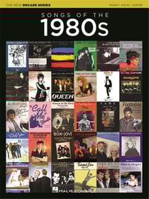 The new decade series : songs of the 1980s - piano, voix & guitare - compilation de 85 hits
