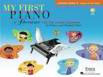 Nancy faber : my first piano adventure - lesson book b - recueil + enregistrement(s) en ligne