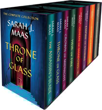 THRONE OF GLASS BOX SET - 8 HARDBACKS IN A BOX