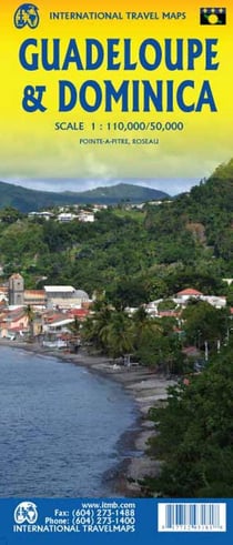 Guadeloupe & Dominica Travel Reference Map 3rd Ed.