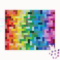 Puzzle 1000 pièces LEGO® Rainbow bricks
