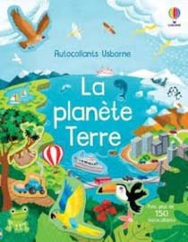 La planete terre - autocollants usborne