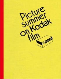Picture summer on kodak film