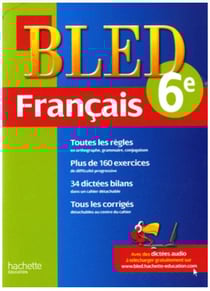 CAHIERS BLED : français - 6e