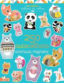 250 autocollants - animaux mignons