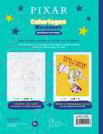 Various disney - coloriages magiques - messages mysteres - disney pixar