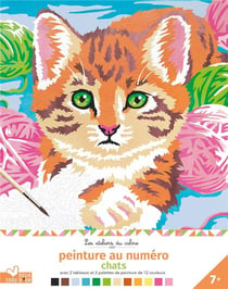 Peinture au numéro Les ateliers du calme - chats