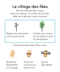 Je peins avec mes doigts - petites fées
