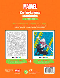 MARVEL - Coloriages Magiques - Mystères (7+)