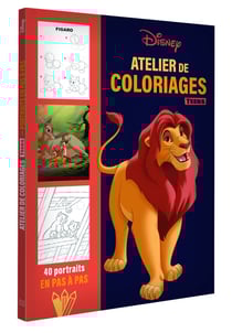 Disney - ateliers de coloriages - animaux a dessiner en pas a pas