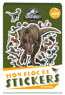 Jurassic World - Mon bloc de stickers et activités