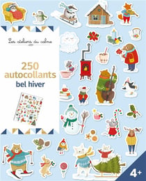 250 autocollants - Bel Hiver