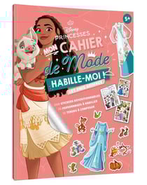 Mon cahier de mode Habille-moi ! Disney Princesses - Les amis animaux
